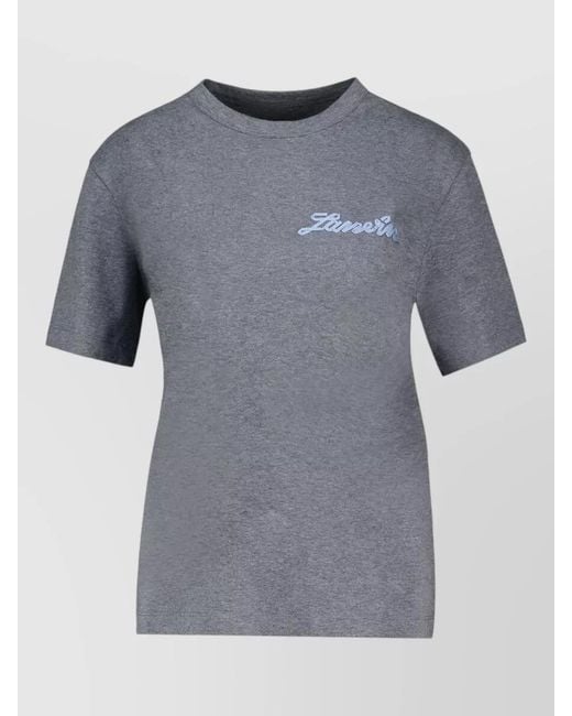 Lanvin Gray Short-Sleeve Shirt for men