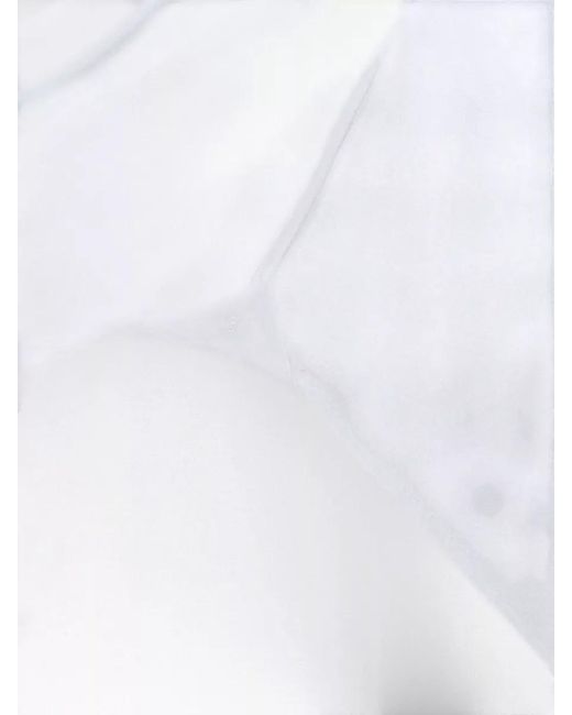 Finamore 1925 White Button Down Collar Long Sleeve Shirt for men