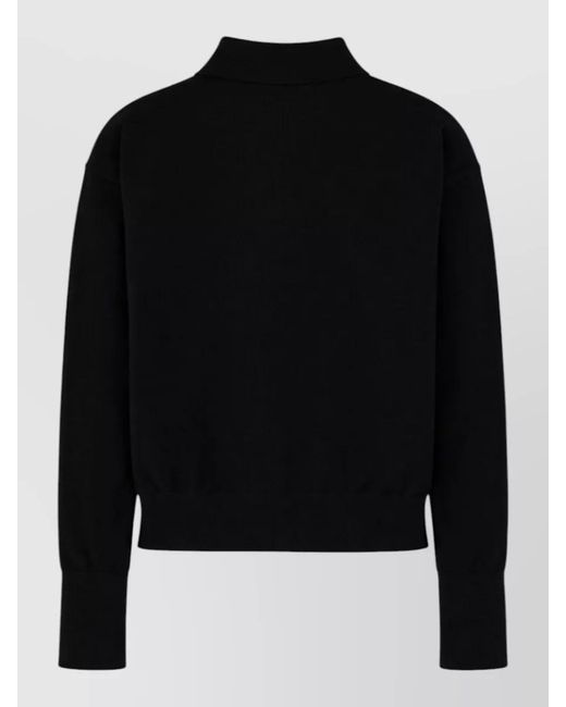 Max Mara Black Wool Cardigan