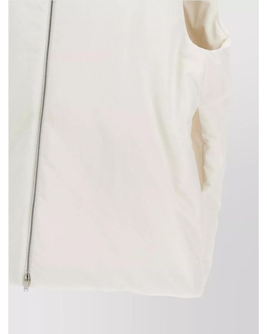 Jil Sander Natural Polyester Vest for men