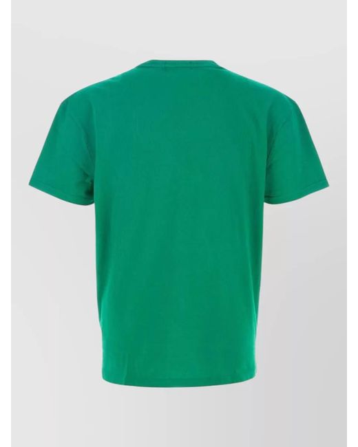 Polo Ralph Lauren Green Cotton Crew Neck Graphic Print T-Shirt for men