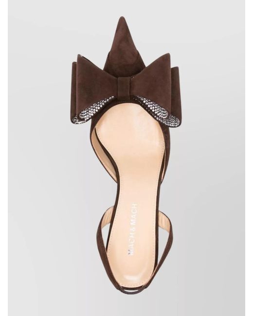 Mach & Mach Multicolor Le Cadeau Kitten Heel Slingback Pumps