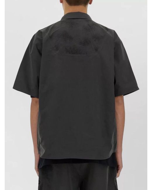 Alpha Industries Black Short-Sleeve Shirt Jacket for men