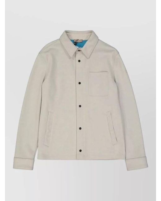 Herno Natural Shirt Jacket for men