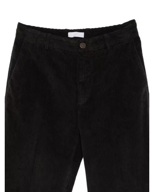 Cellar Door Black Beverly Pleated Wool Pants Belt Loops
