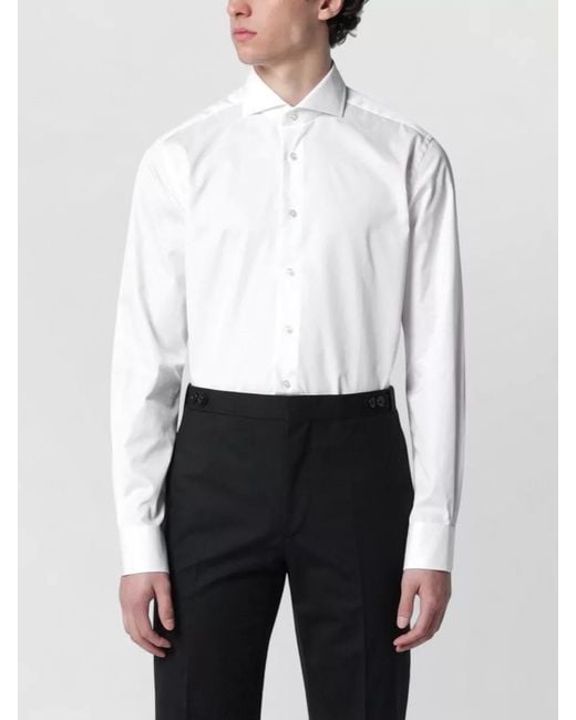 Xacus White Shirt Regular Fit Long Sleeves for men