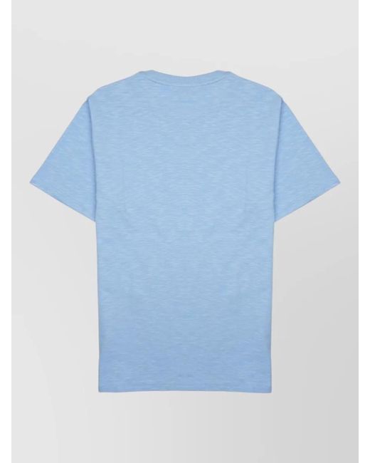 Closed Blue Cotton T-Shirt for men