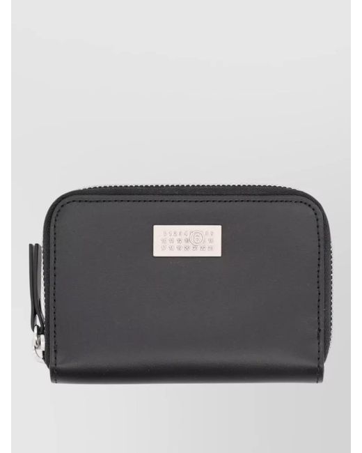 MM6 by Maison Margiela Gray Leather Purse