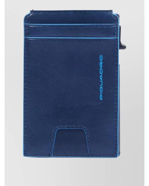 Piquadro Blue Cardholder