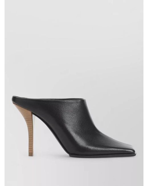 Alaïa Black Leather Mules