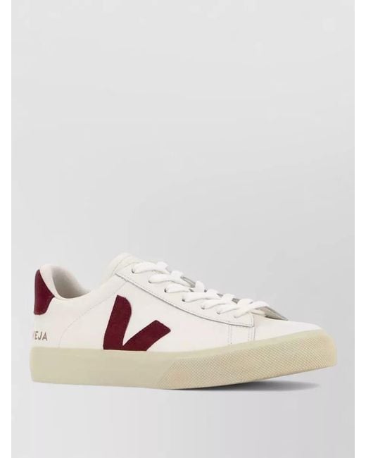 Veja Multicolor Campo Leather Lace Up Sneakers Rubber Sole