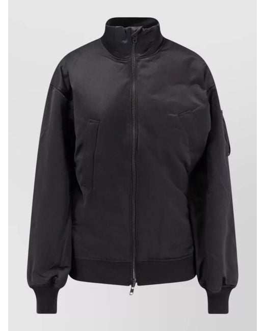 Y-3 Black Recycled Nylon Bomber Jacket