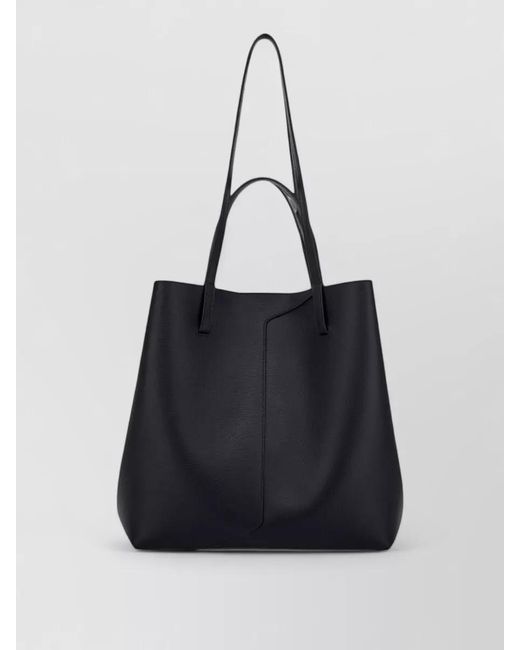 Emporio Armani Black Leather Shoulder Bag