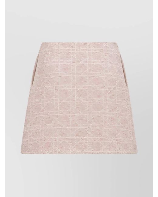 Dior Pink A-Line Skirt