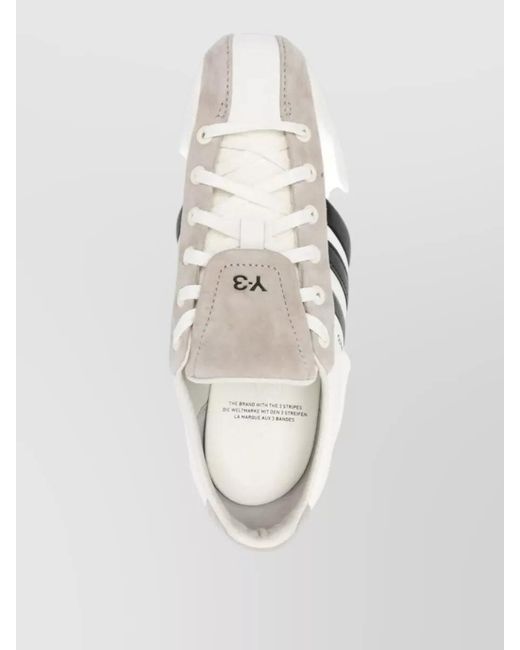 Y-3 Multicolor Leather Low-Top Sneakers for men