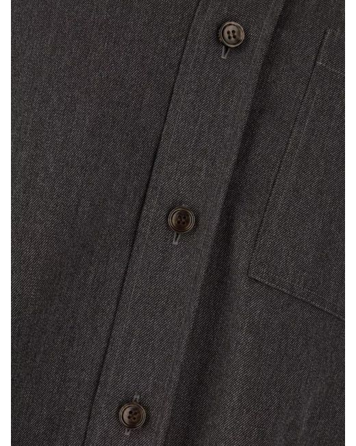 Gucci Black Wool Shirt for men