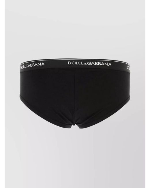 Dolce & Gabbana Black Brando 2-Pack Briefs for men