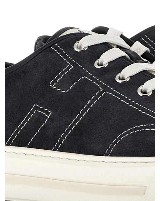 Hogan White Suede Low-Top Sneakers for men