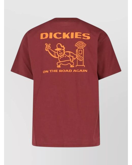 Dickies Red Short-Sleeve T-Shirt for men
