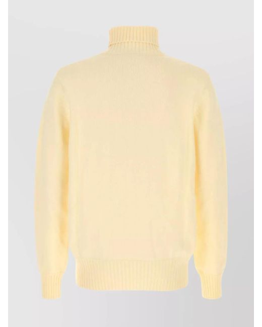 Givenchy Yellow Cotton Turtleneck Sweater for men