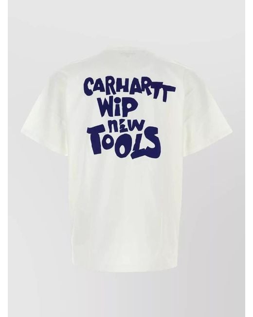 Carhartt White Organic Cotton Short-Sleeve T-Shirt for men