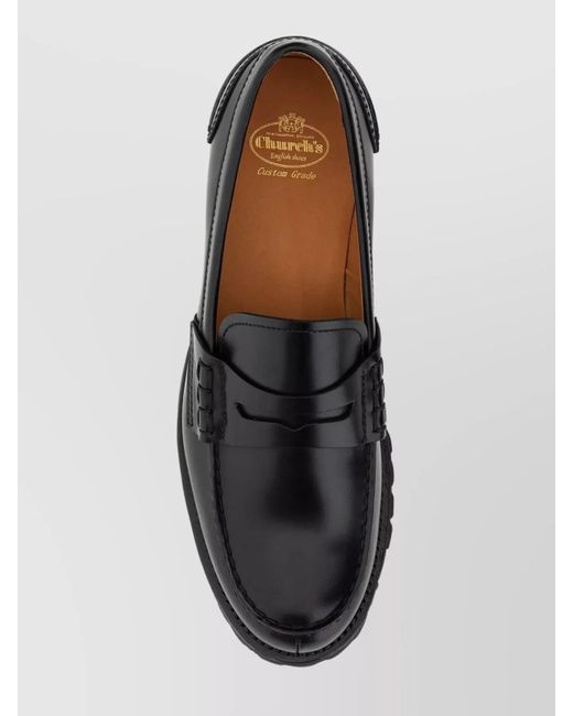 Church's Black Leather Loafers