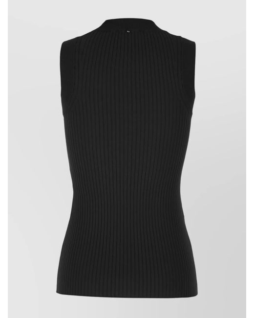 Sportmax Black Cotton Top