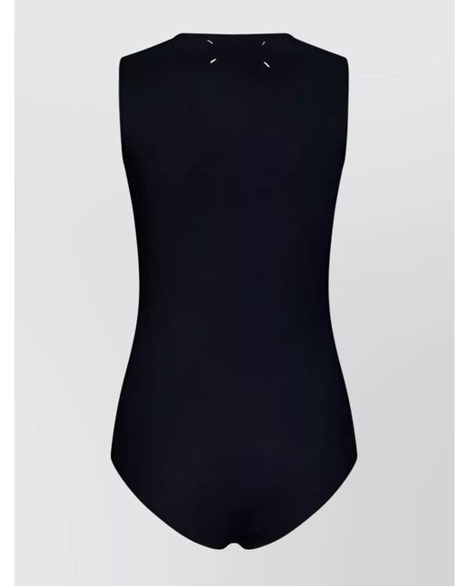 Maison Margiela Blue Sleeveless Bodysuit