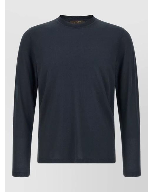 Zanone Blue Cotton Ice Cotton T-Shirt for men