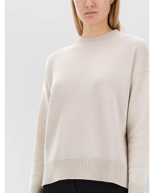 Max Mara White Oversized Wool Cashmere Jumper