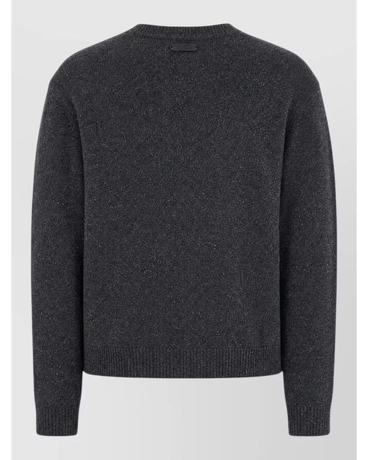 Moschino Black Wool Blend Sweater