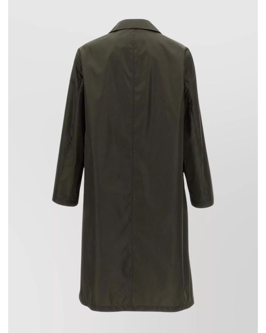 Jil Sander Gray Single-Breasted Coat for men