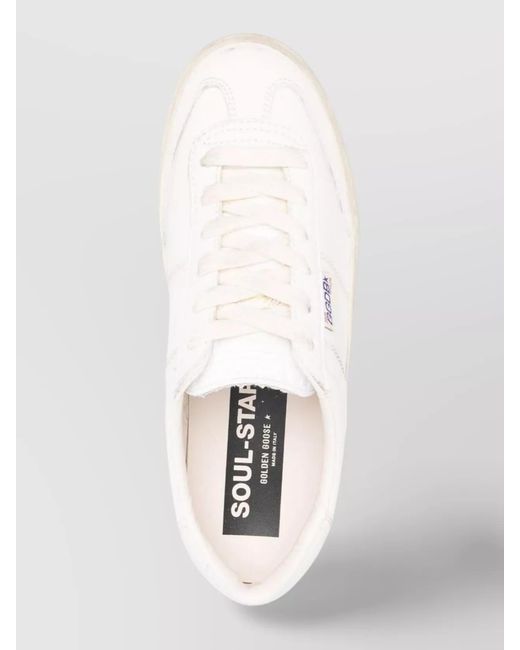 Golden Goose Deluxe Brand White Leather Low-Top Sneakers