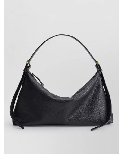Atp Atelier Black Castellare Leather Shoulder Bag Medium
