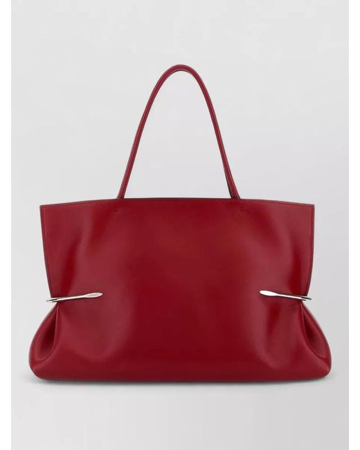 Givenchy Red Na Lamb Leather Shoulder Bag