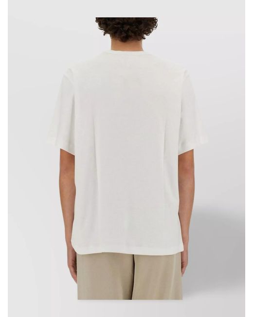 Helmut Lang Natural Logo-Print T-Shirt for men