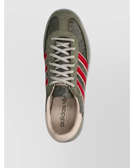 Adidas Gray Low Top Lace-Up Sneakers for men