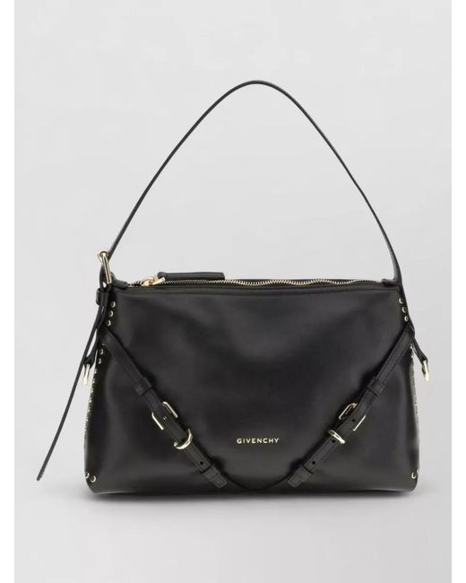 Givenchy Black Voyou Mini Leather Shoulder Bag