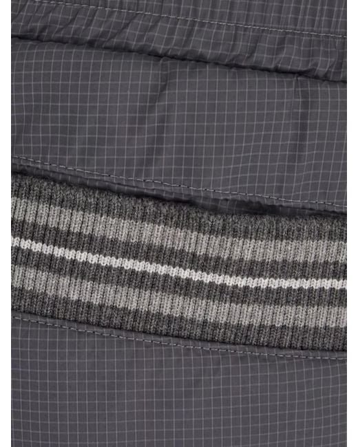 Thom Browne Gray Nylon Loose Fit Trousers for men