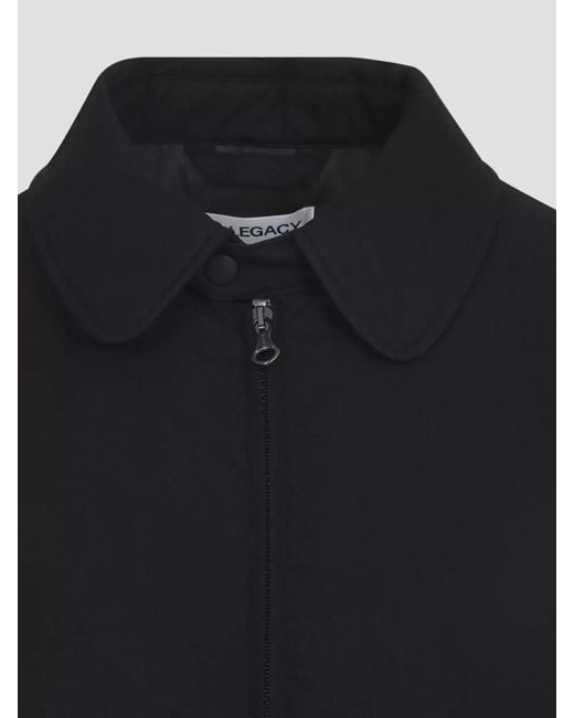 Our Legacy Blue Avenue Puffa Jacket Technical Collar Design for men