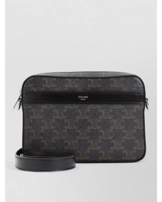 Céline Black Small Messenger Bag for men