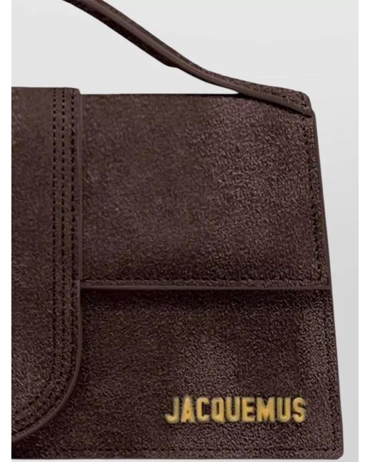 Jacquemus Brown Le Grand Bambino Calf Leather Shoulder Bag