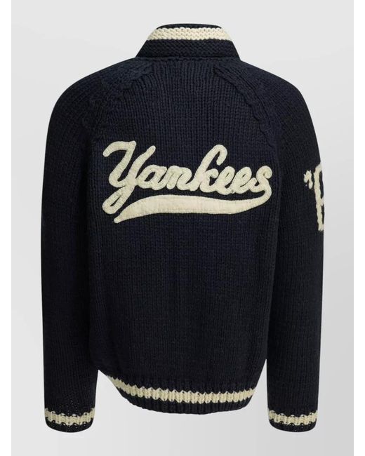 Polo Ralph Lauren Blue X New Yokr Yankees Zip-Up Cardigan for men