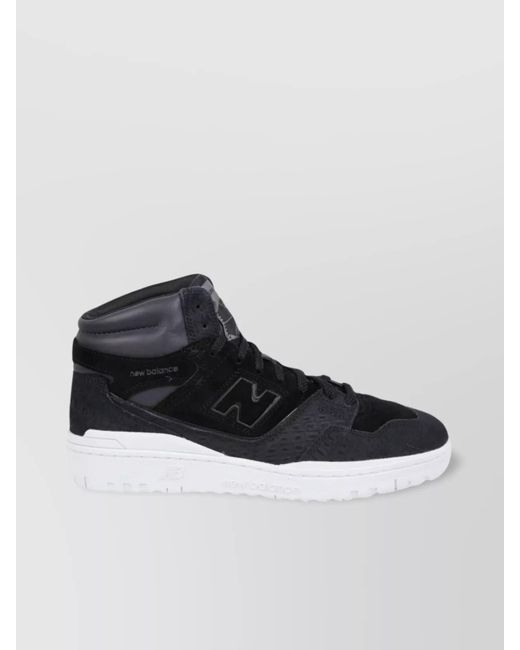 Junya Watanabe Black Veal Skin Sneakers Coccorrillo Effect for men