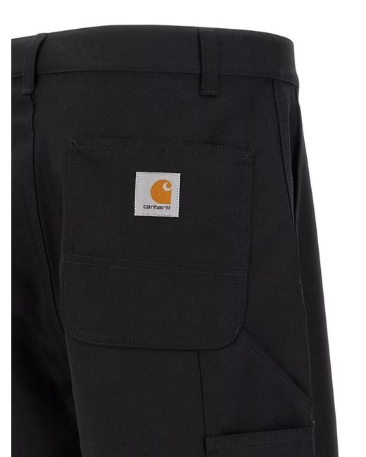 Carhartt Black Ray Single Knee Relaxed-Fit Straight-Leg Trousers for men