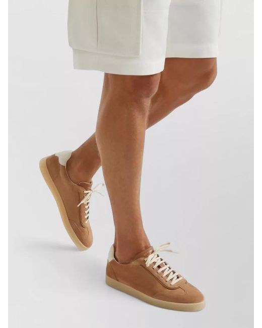 Brunello Cucinelli Multicolor Leather Low-Top Sneakers for men