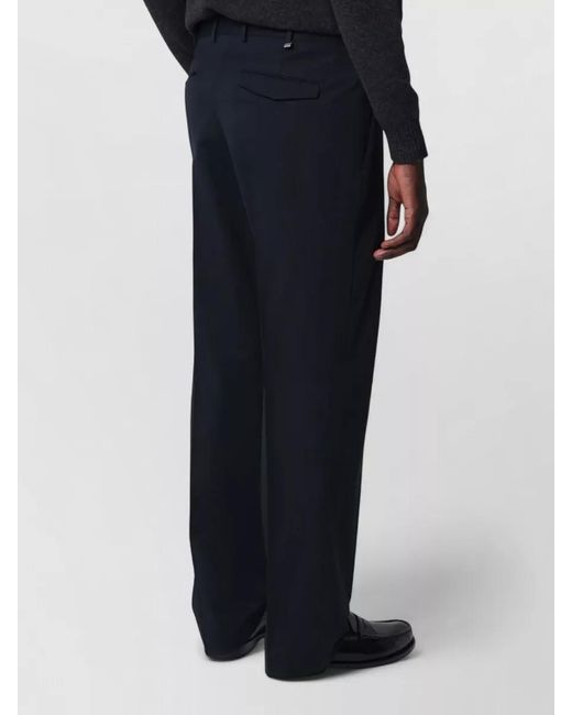PT Torino Blue Wool Suit Trousers for men