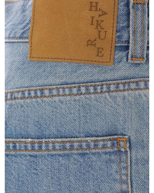 Haikure Blue Winona Straight Leg Denim Pants