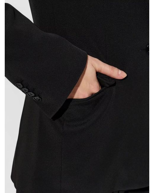 Isabel Marant Black Feray Tailored Jacket Notch Lapel Design