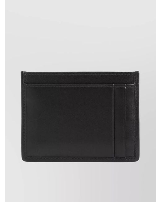 Miu Miu Black Matelassé Leather Card Holder